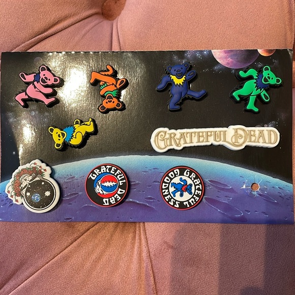 CROCS Accessories Crocs Jibbits Charms Grateful Dead 9 Pieces